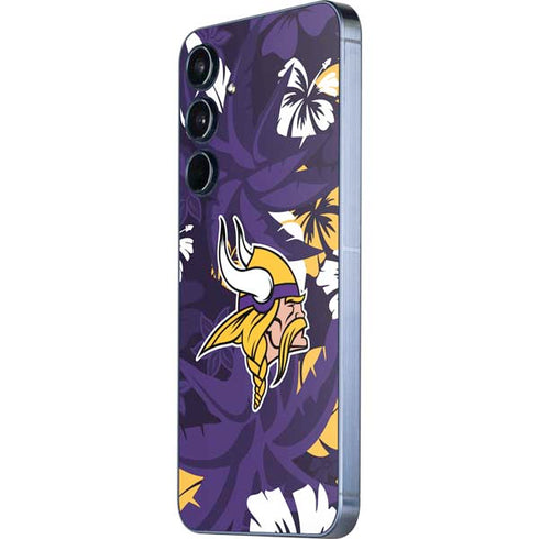 NFL Minnesota Vikings Tropical Print Galaxy A36 5G Skin